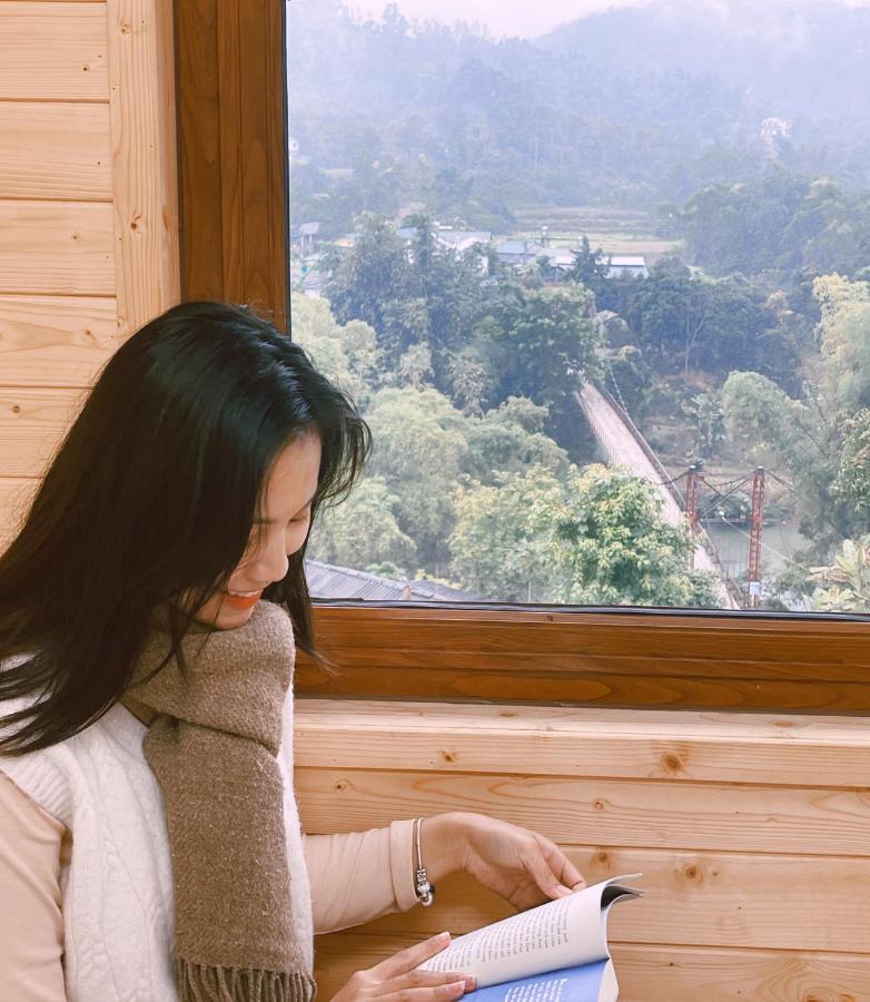 까오방 Micasa - Nha Gac Mai Tren Dinh Doi 빌라 외부 사진